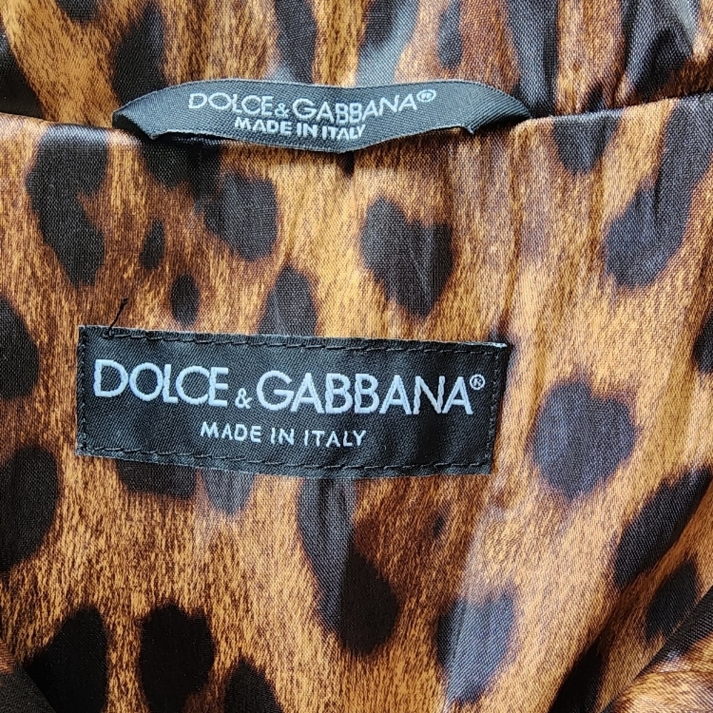 Size 46 - DOLCE & GABBANA Leopard Print Jacket - Picture 9 of 14